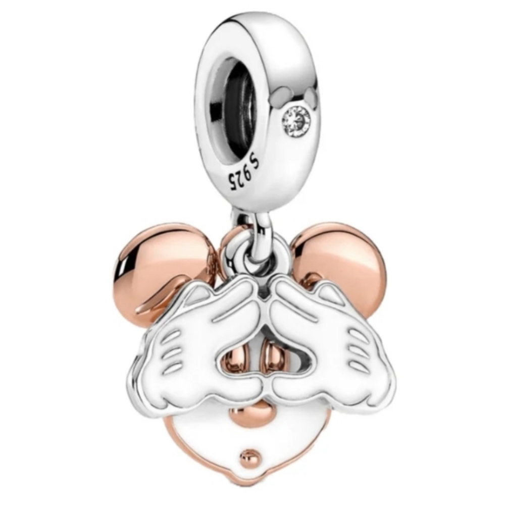 Mickey peek a boo necklace